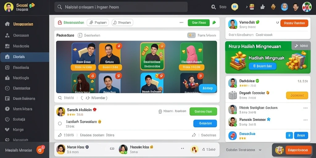 Tampilan antarmuka yang menarik dan user-friendly.