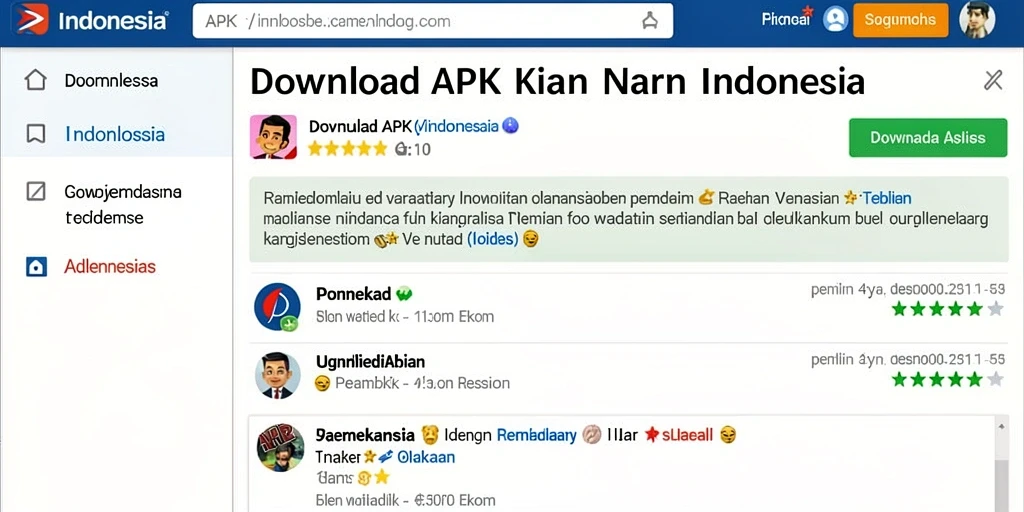 Tampilan karakter utama yang stylish dan unik.