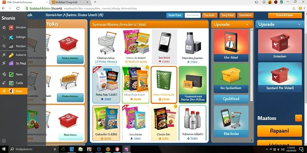 Tampilan antarmuka yang menarik dan user-friendly.