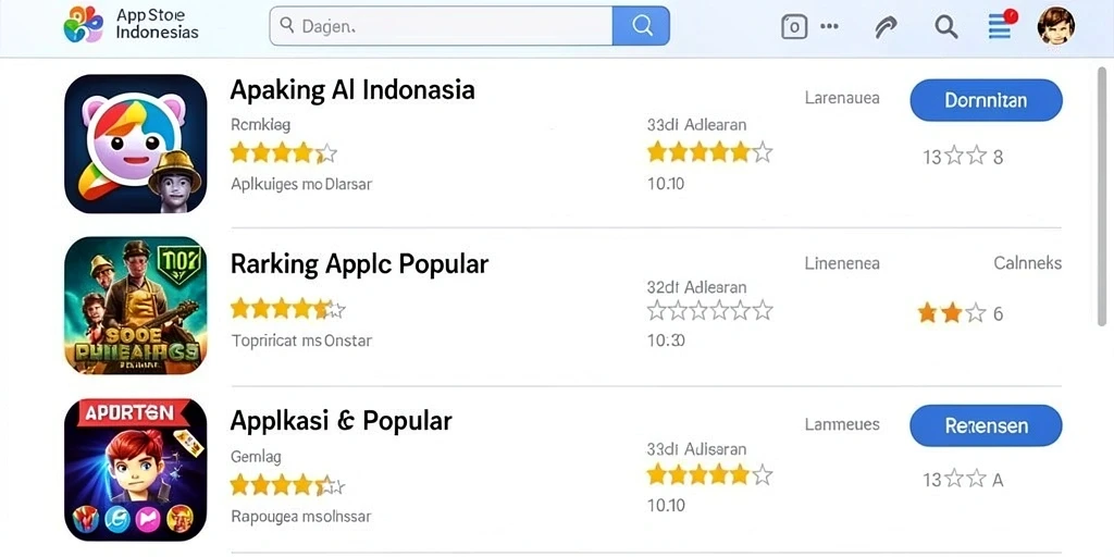 Tampilan awal game yang menarik dan memikat.
