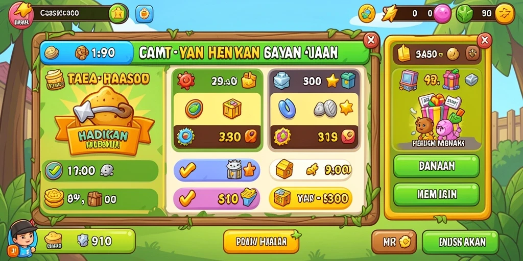 Gambaran awal permainan slot yang memukau.