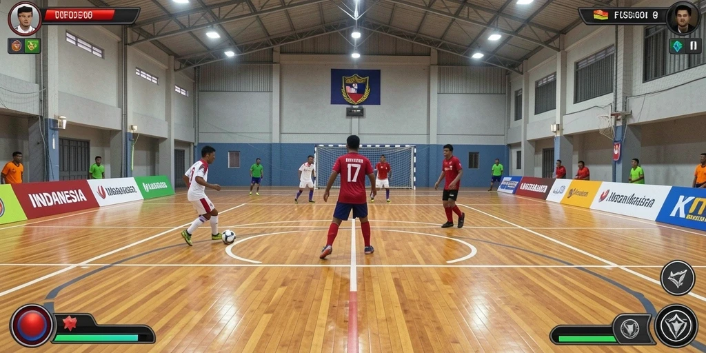 Menampilkan aksi seru karakter utama dalam pertempuran.