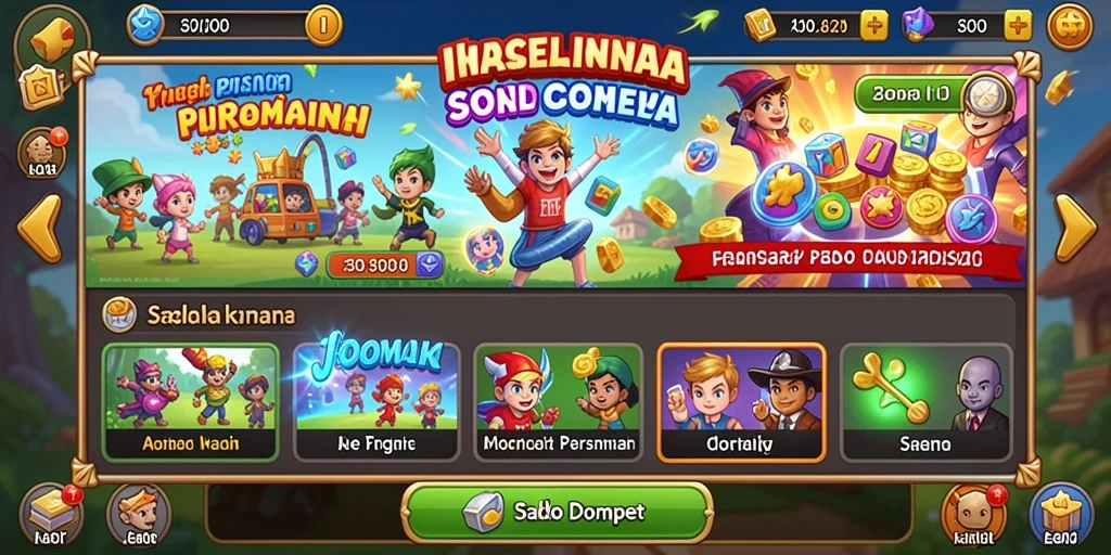 Tampilan awal aplikasi ROYALTOTO yang menarik.