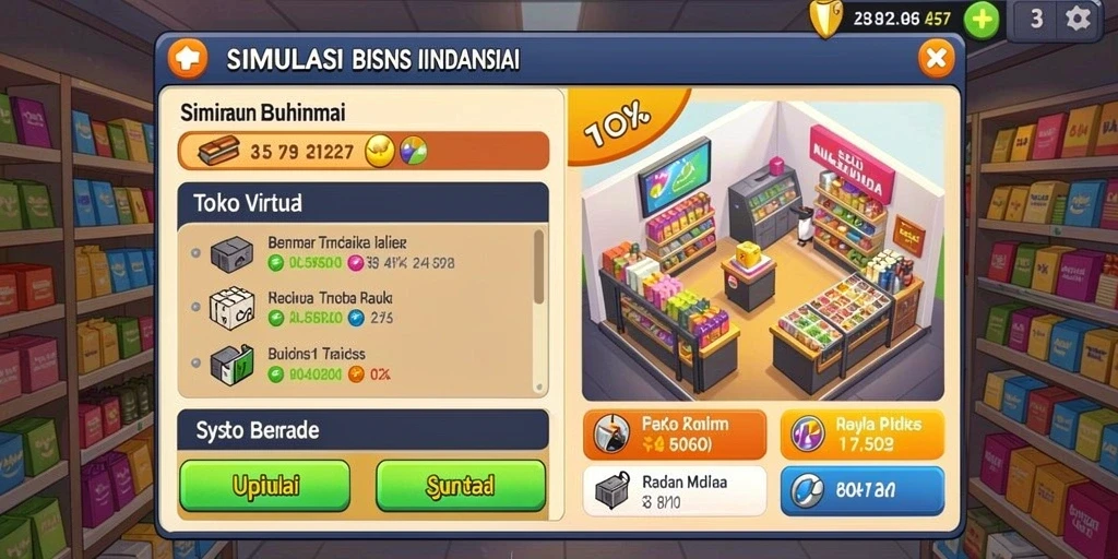 Tampilan antarmuka pengguna yang intuitif.