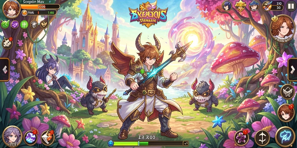 Tampilan permainan slot yang menawan.