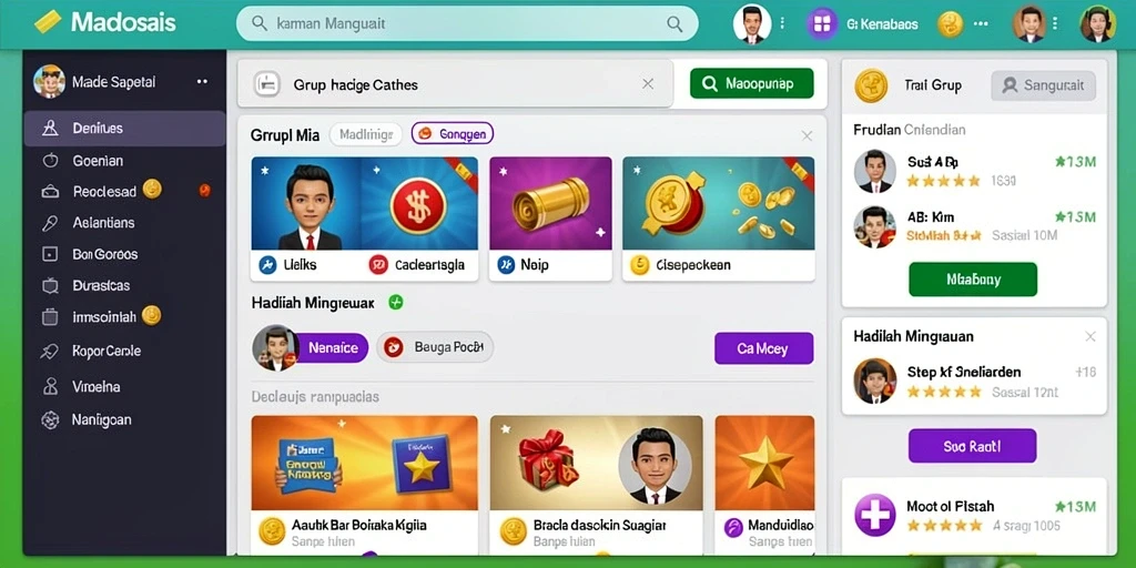 Tampilan antarmuka yang menarik dan mudah digunakan.