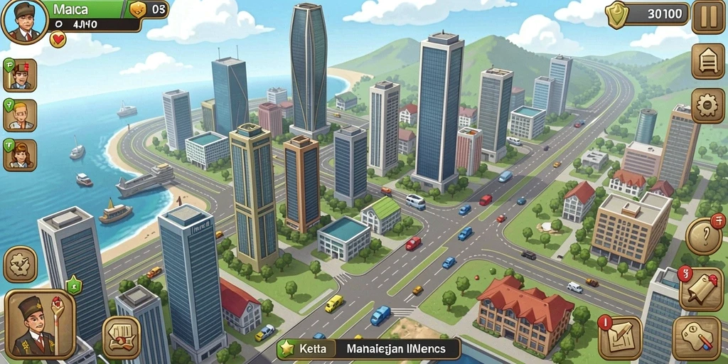 Tangkapan layar menampilkan karakter utama dalam aksi.