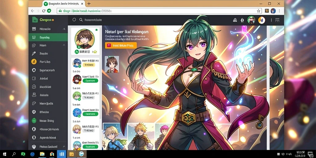 Tampilan awal game VALIR4D yang menarik.